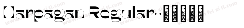Harpagan Regular字体转换